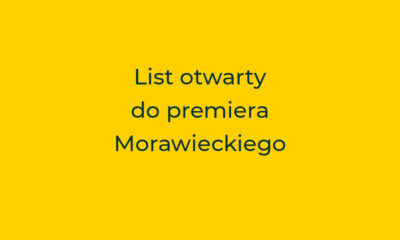 List otwarty do premiera Morawieckiego