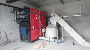 Nowoczesny system spalania biomasy Kalvis