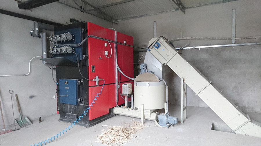 Nowoczesny system spalania biomasy Kalvis