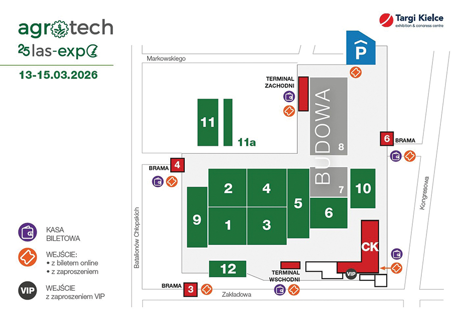 plan targów LAS EXPO